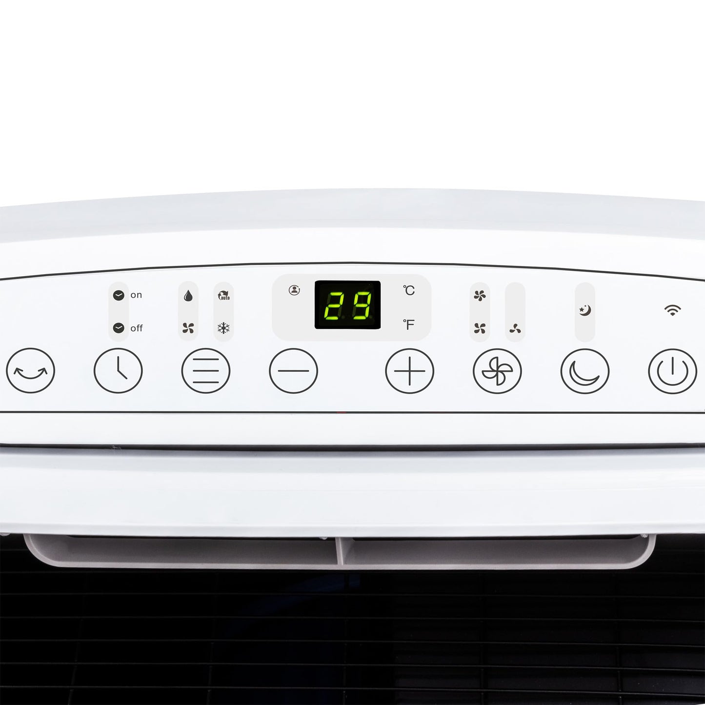 A/C portátil 3-en-1. 13.300 BTU, hasta 130 m³, mando.