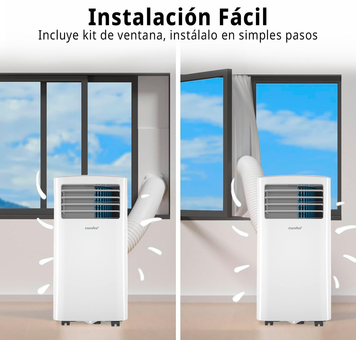 Climatizador COMFEE 8000 BTU – Refrigera y Ventila