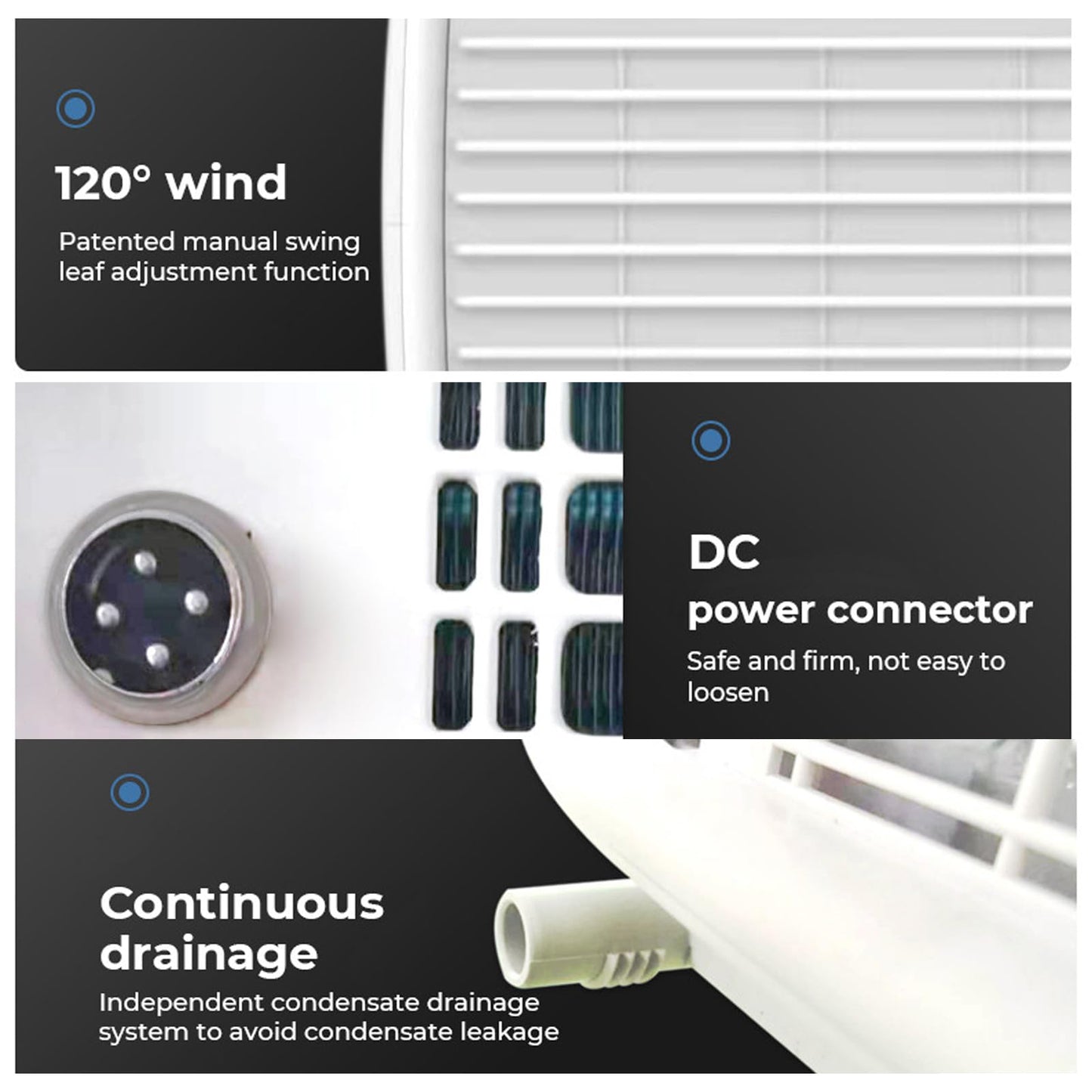 Mini Aire Acondicionado Portátil – Digital, Control Remoto