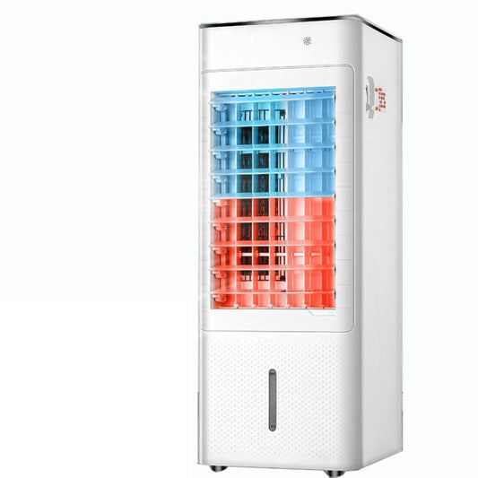 A/C portátil 4-en-1 frío/calor. Pantalla táctil, mando, ruedas 360°.